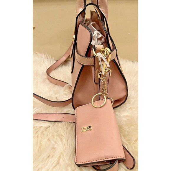 NWT STEVE MADDEN BREGINE SATCHEL CROSSBODY HAND BAG PINK TIK TOK VIRAL TRENDY - Picture 3 of 7